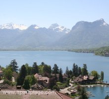 Vue du Lac d'Annecy depuis Talloires